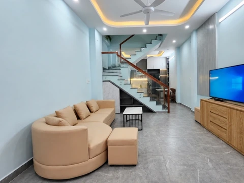 Nhà MỚI - tk ĐẸP - 4tầngx48m² Hẻm XE HƠI thông Dương Quảng Hàm