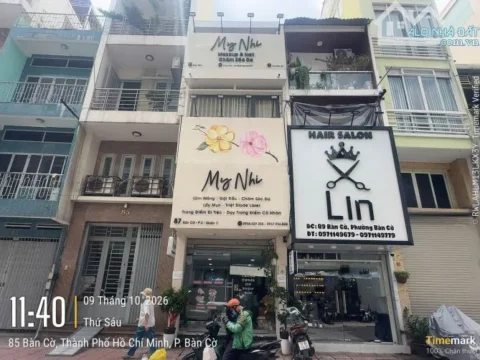 CẦN BÁN MẶT TIỀN 87 BÀN CỜ,QUẬN 3-3,53 X 10M-4 TẦNG- ĐANG CHO THUÊ-GIÁ: 12,7 TỶ!