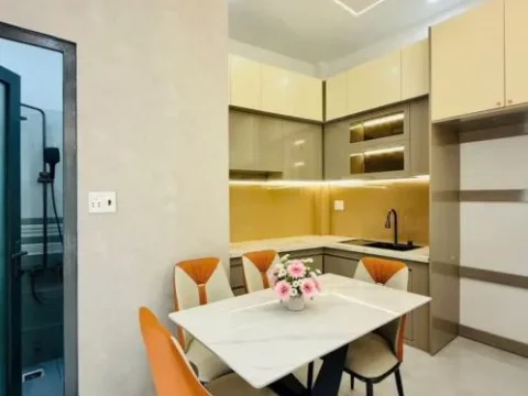 Nhà Xây Mới - Căn Góc -Full Nội Thất💎 Hẻm 5M Thống Nhất P15 💎4x13m-3 Lầu-5PN-5WC💵15TR