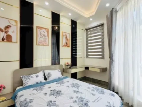 Nhà Xây Mới - Căn Góc -Full Nội Thất💎 Hẻm 5M Thống Nhất P15 💎4x13m-3 Lầu-5PN-5WC💵15TR