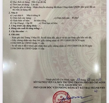BÁN NHÀ HẺM HỒNG BÀNG, Q.11 - Nhà trống vào ở ngay.