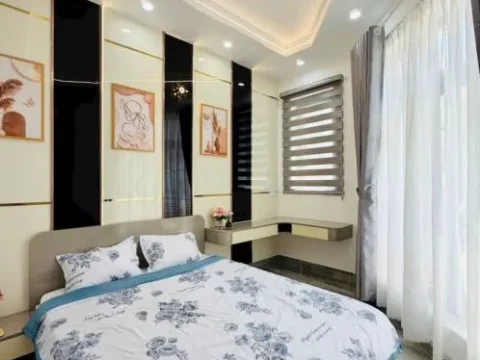 Nhà Xây Mới - Căn Góc -Full Nội Thất💎 Hẻm 5M Thống Nhất P15 💎4x13m-3 Lầu-5PN-5WC💵15TR