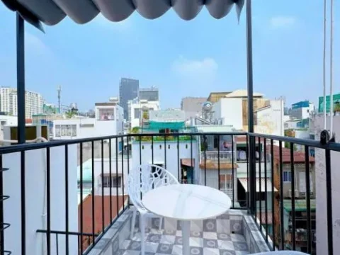 Nguyên căn FULL NỘI THẤT- cầm bá thước- Trệt 2 lầu sân thượng - 2pn 15tr