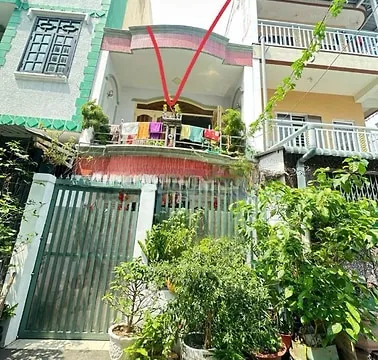CHO THUÊ NHÀ CX Phú Lâm D, 4x13m hoặc bán nhà lô góc 3 MT Huỳnh TPhat